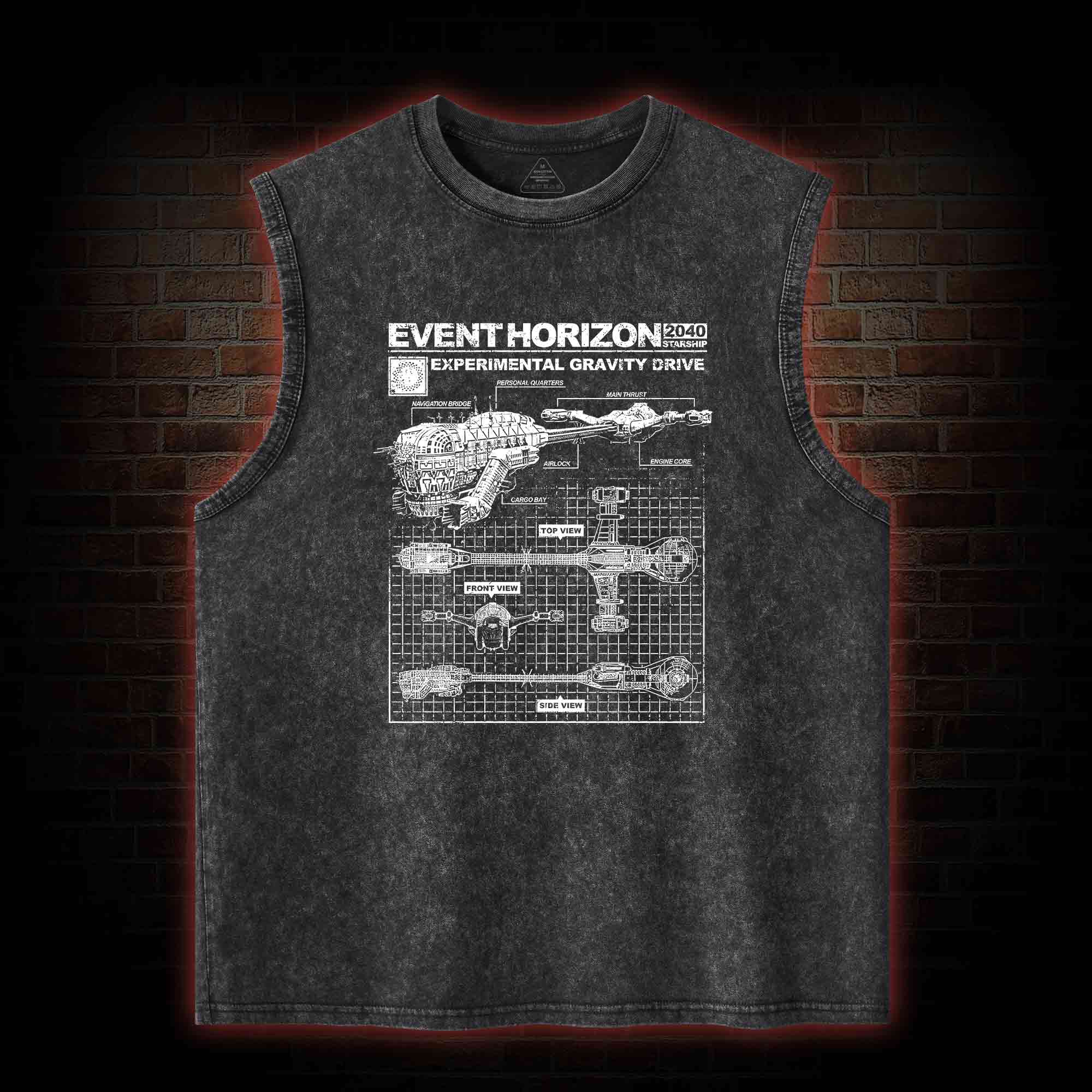 Save Yourself From Hell Washed Tank Top