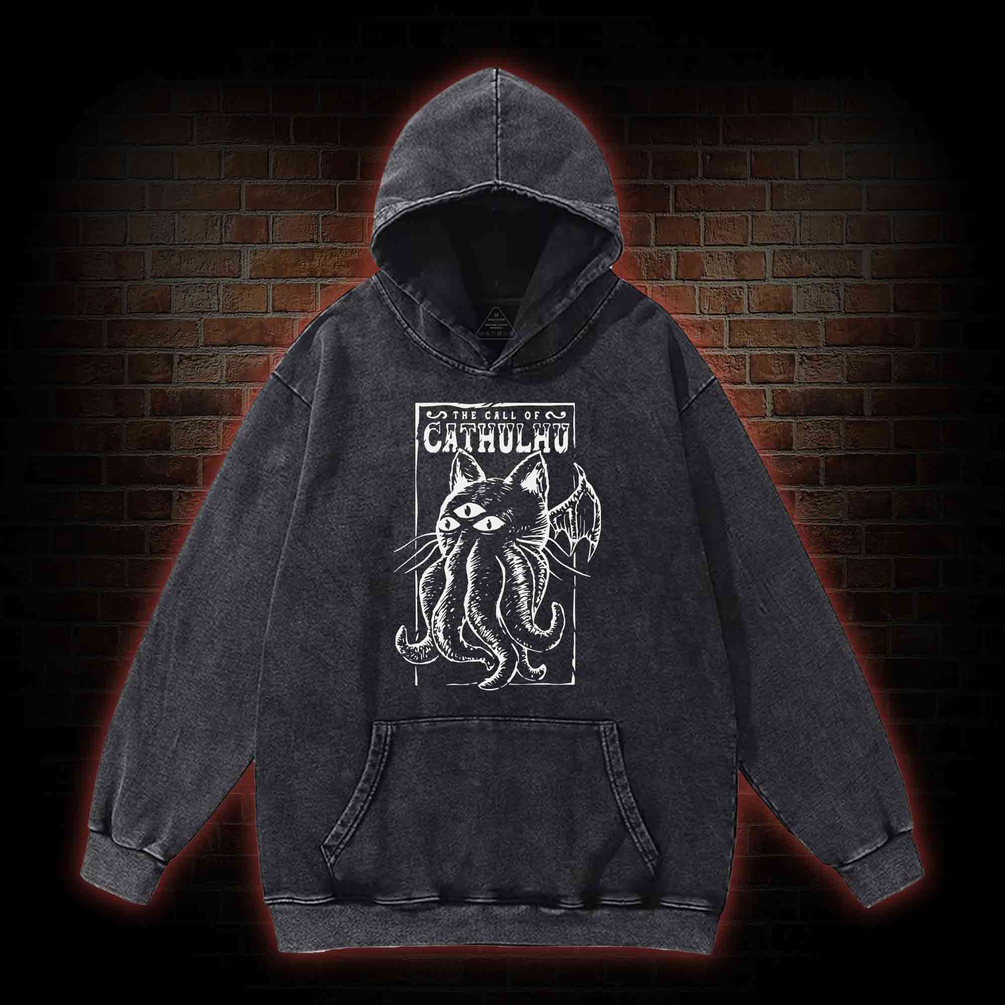 The Call Of Cathulhu Essential Washed Hoodie