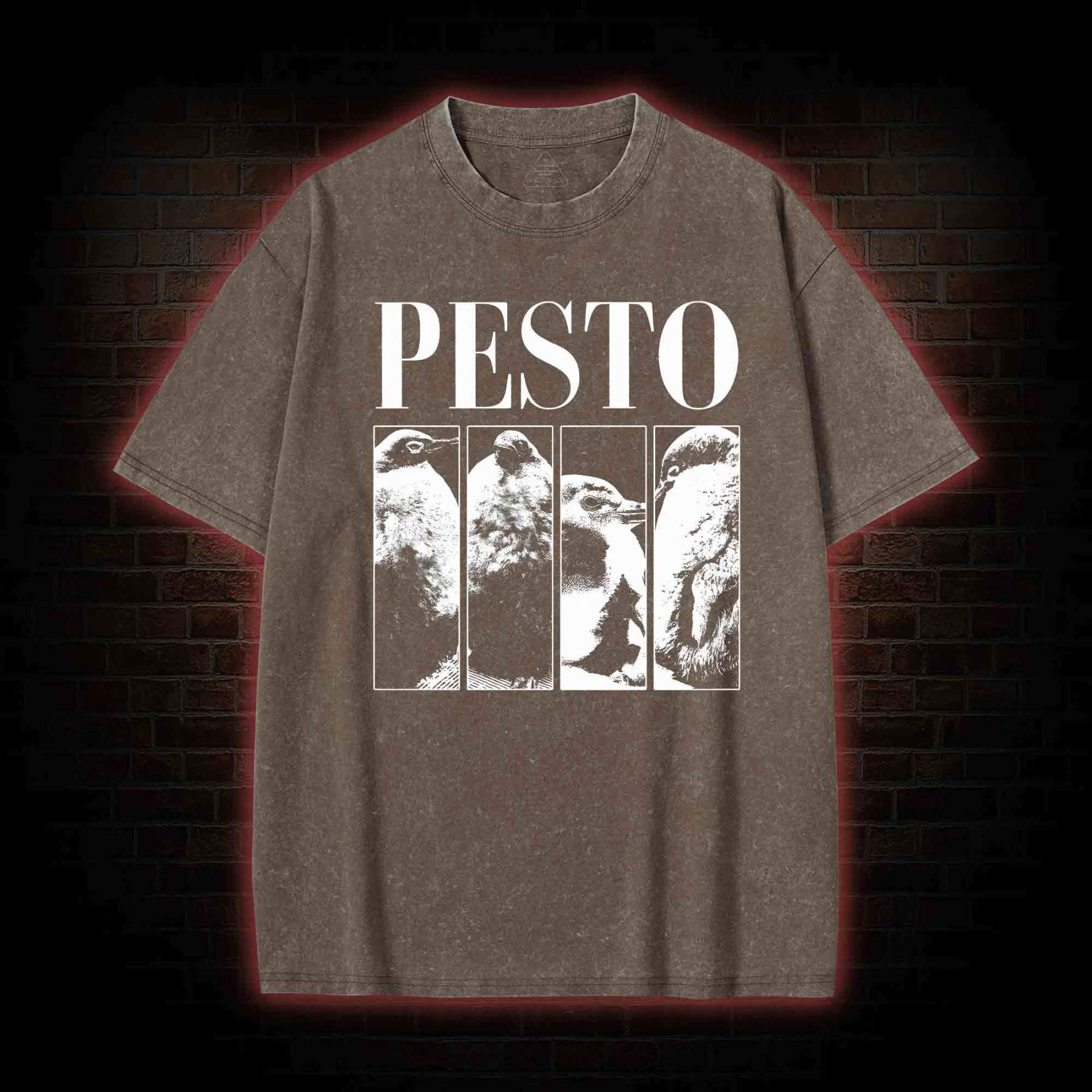 Pesto Penguin Washed T-shirt
