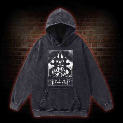 Baphomet Washed Hoodie