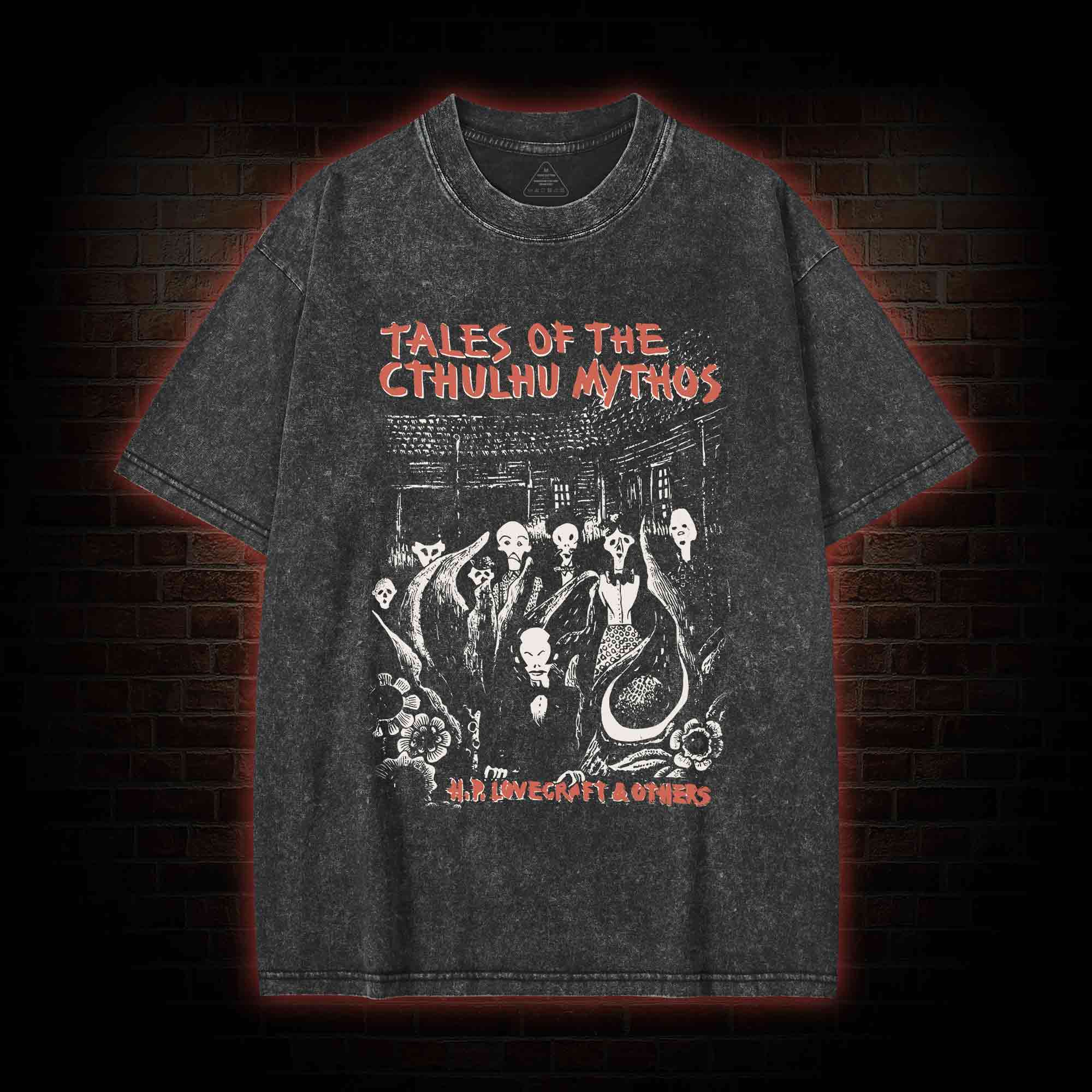 Tales of the Cthulhu Mythos Washed T-shirt