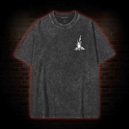 The Final One Back Print Washed T-shirt