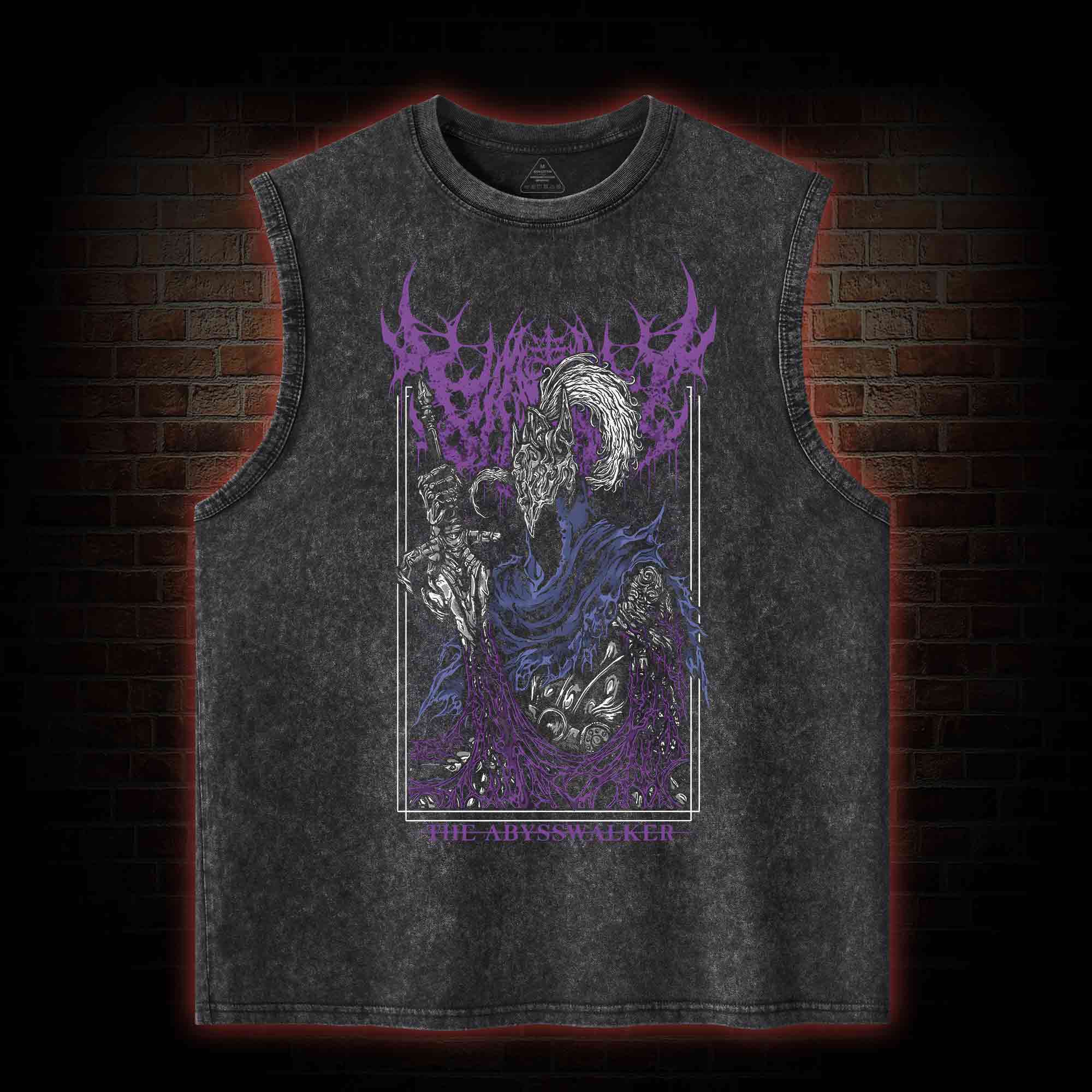 Into the Abyss Washed Tank Top