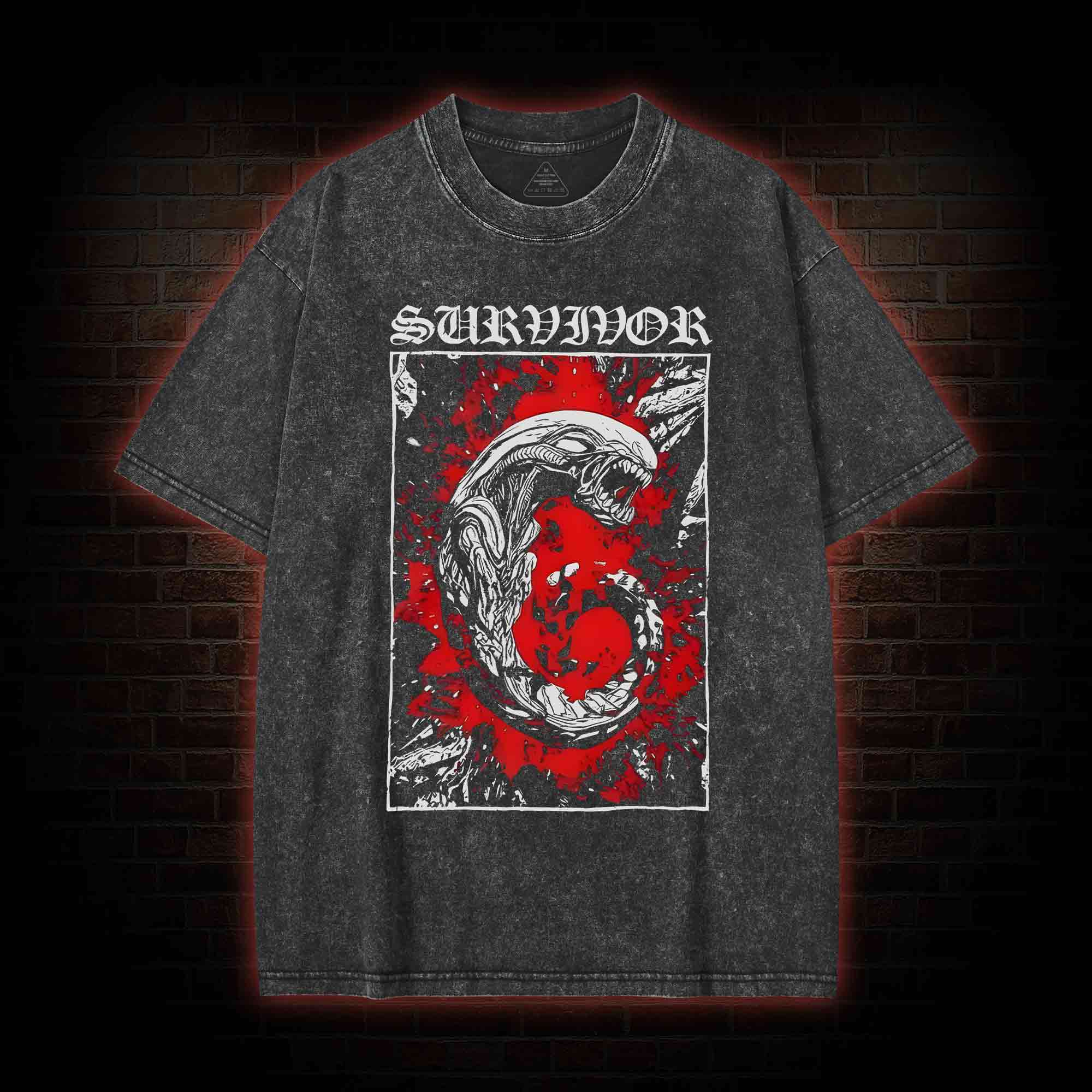 The Survivor Washed T-shirt