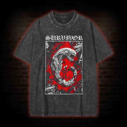 The Survivor Washed T-shirt