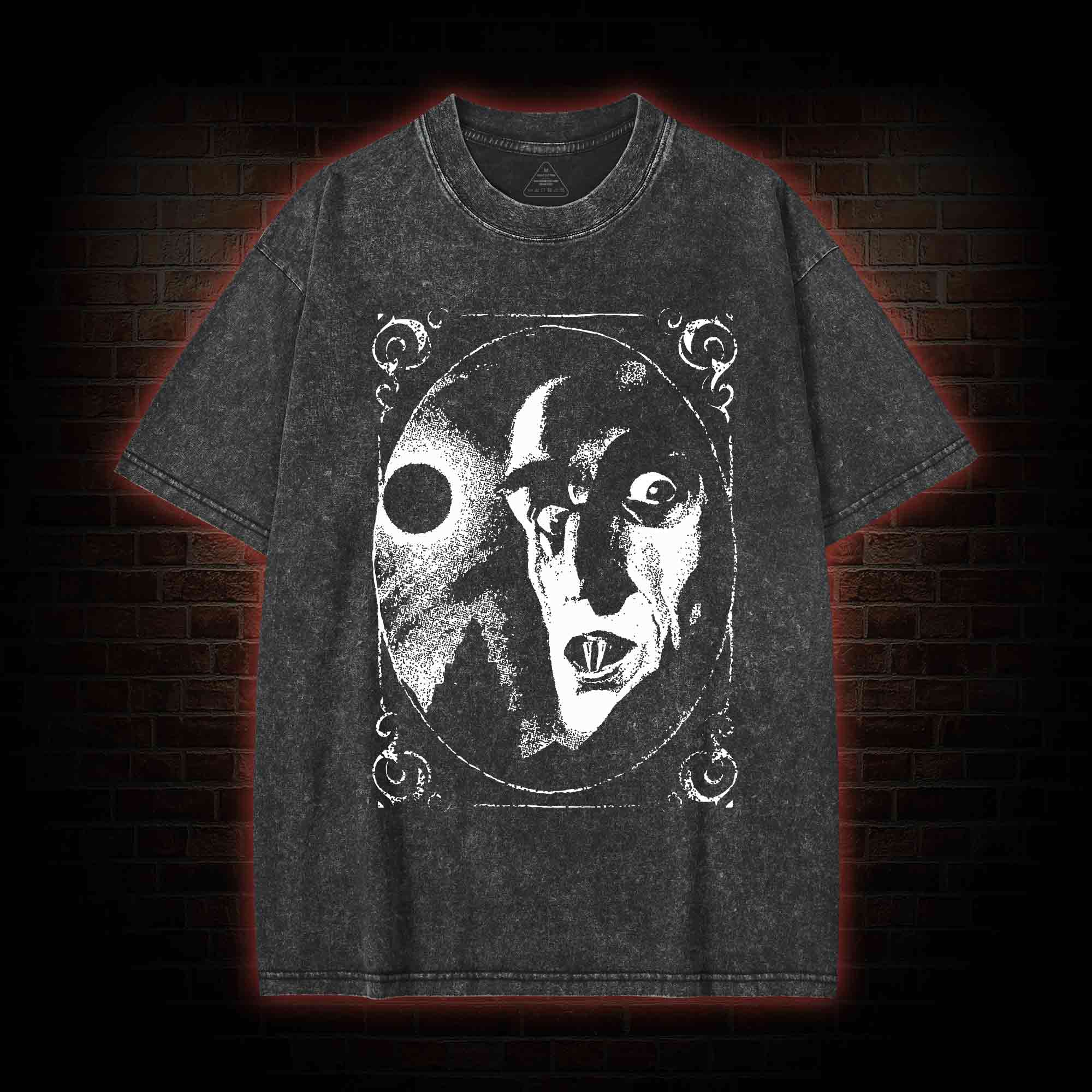 Retro Nosferatu Washed T-shirt