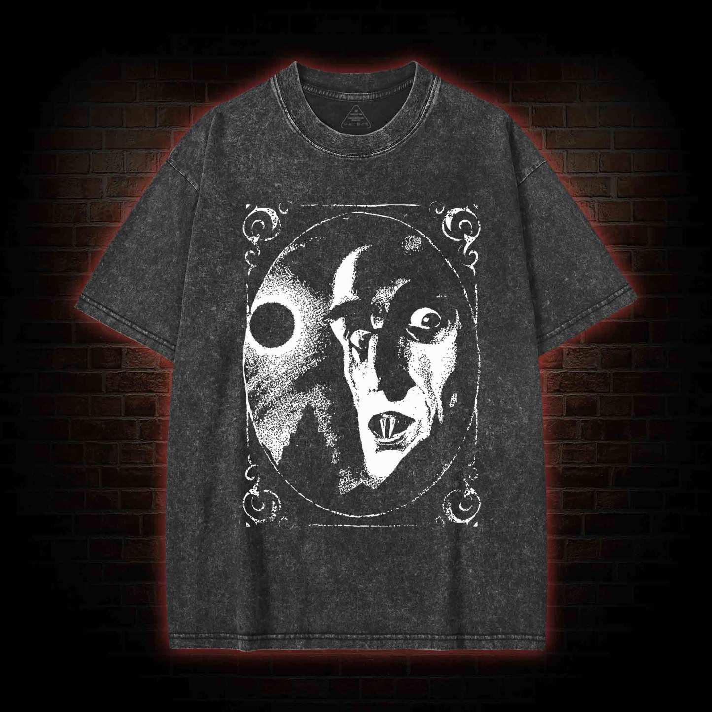 Retro Nosferatu Washed T-shirt