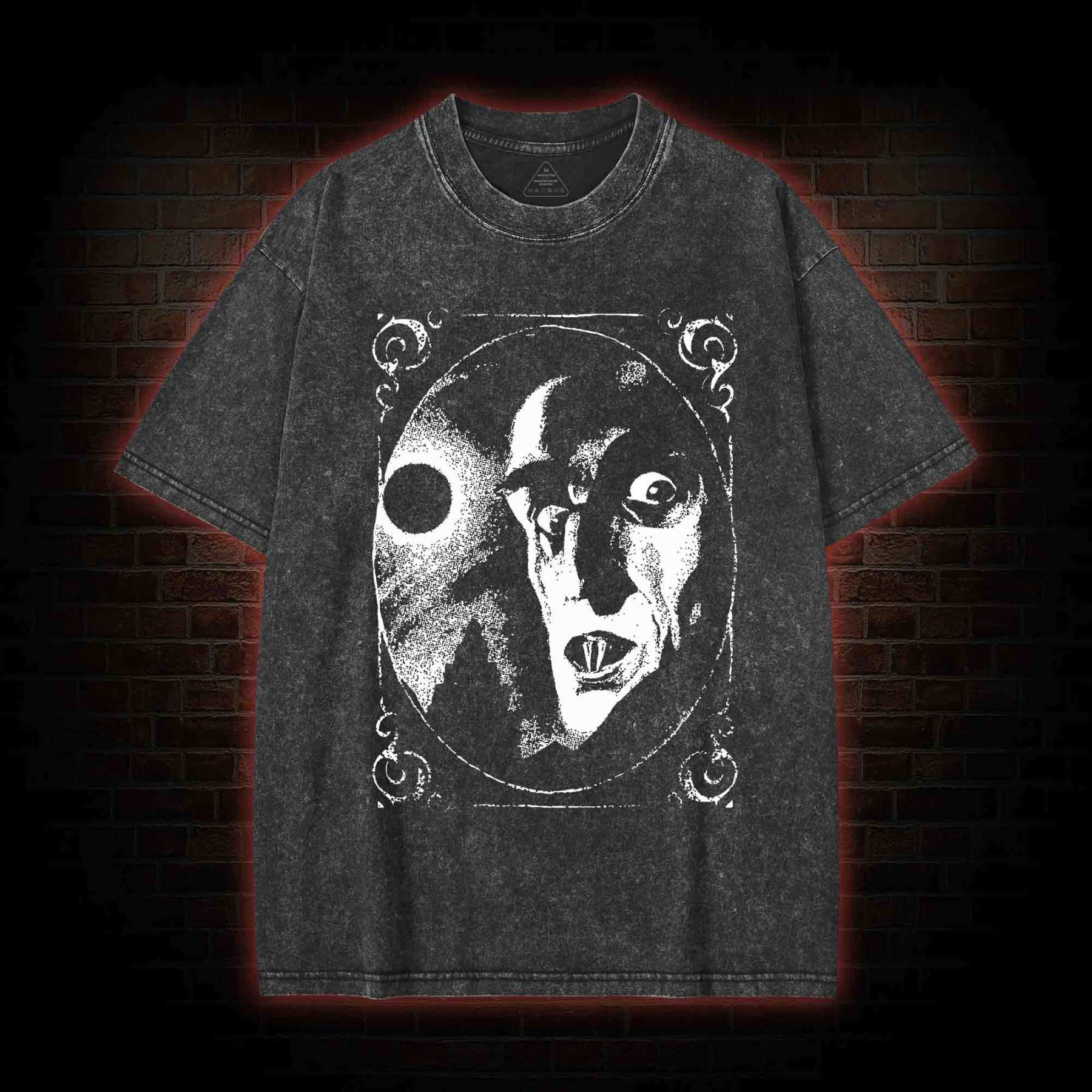 Retro Nosferatu Washed T-shirt