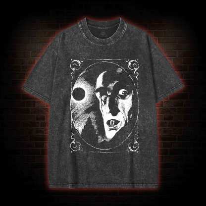Retro Nosferatu Washed T-shirt