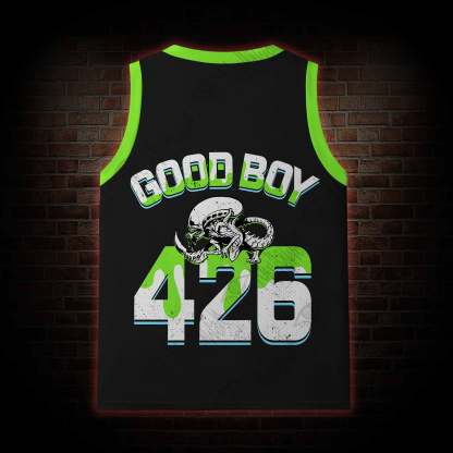 Can I Pet That Dawg Mesh Jersey Tank Top