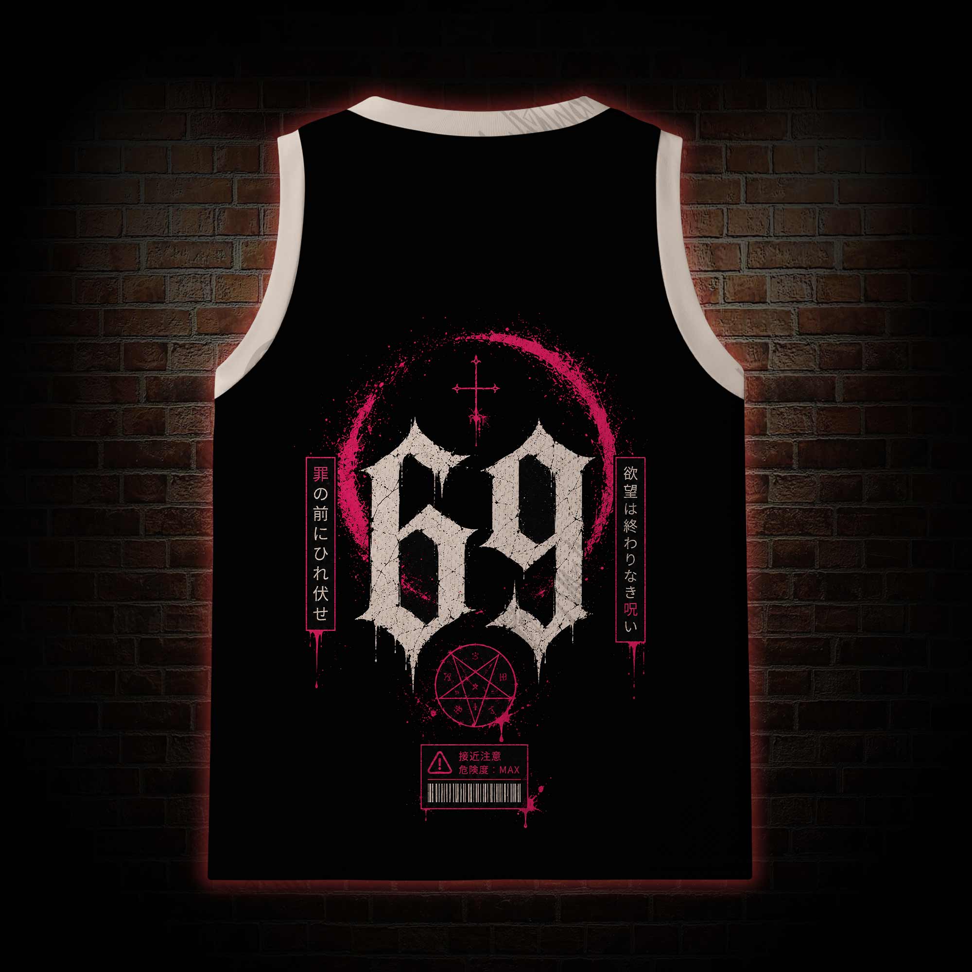 The Queen of Sin Mesh Jersey Tank Top