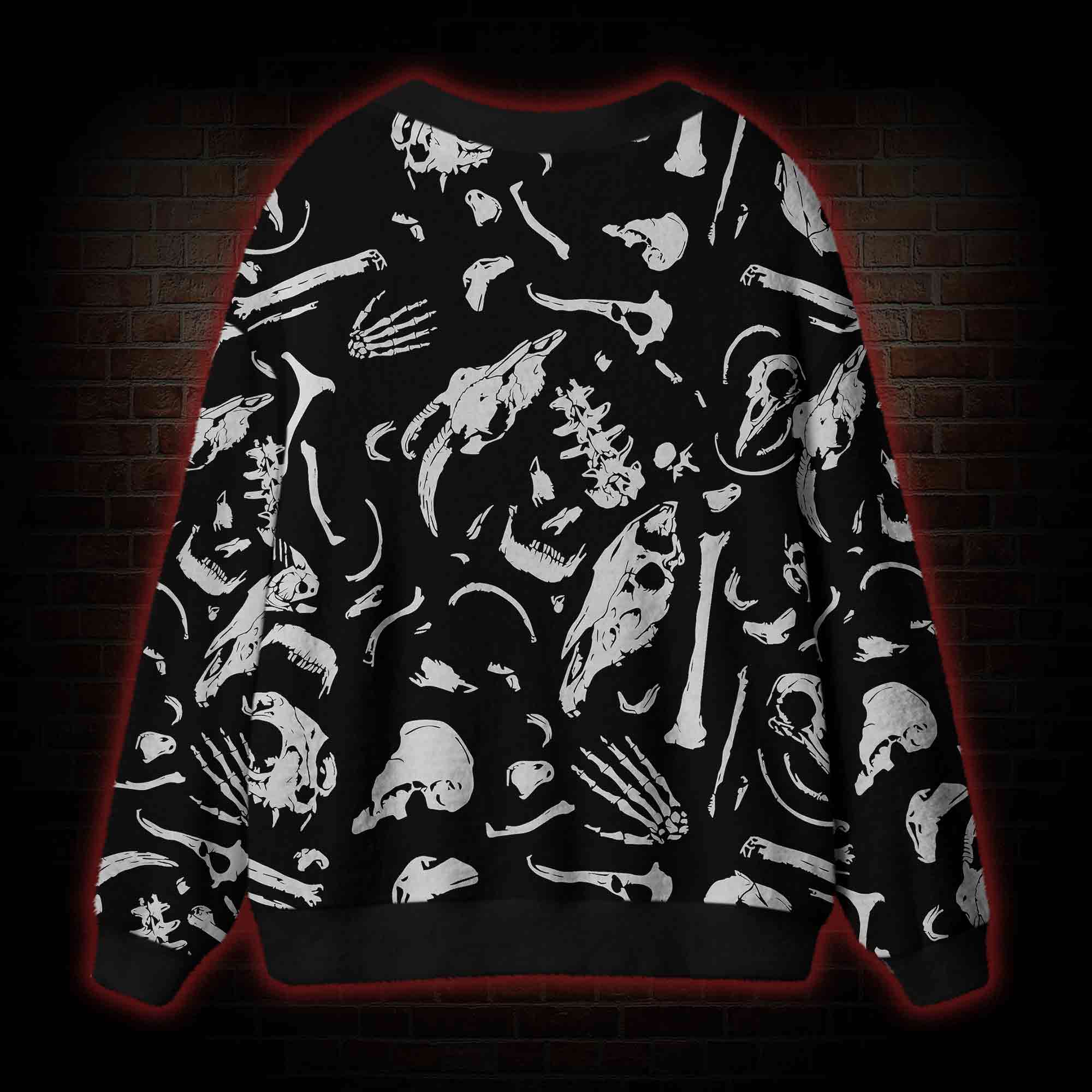 Dinosaur Fossils Cardigan Sweater