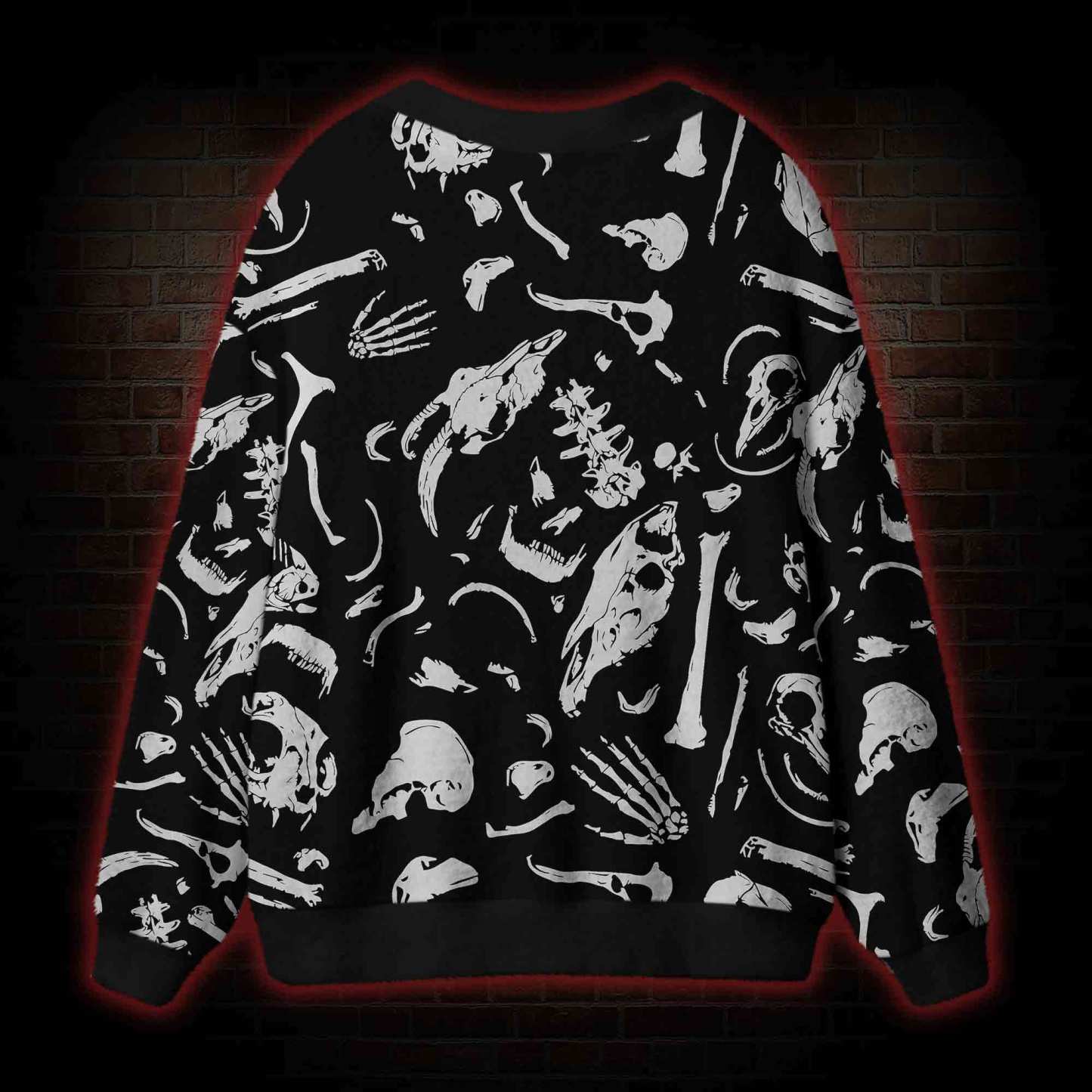 Dinosaur Fossils Cardigan Sweater