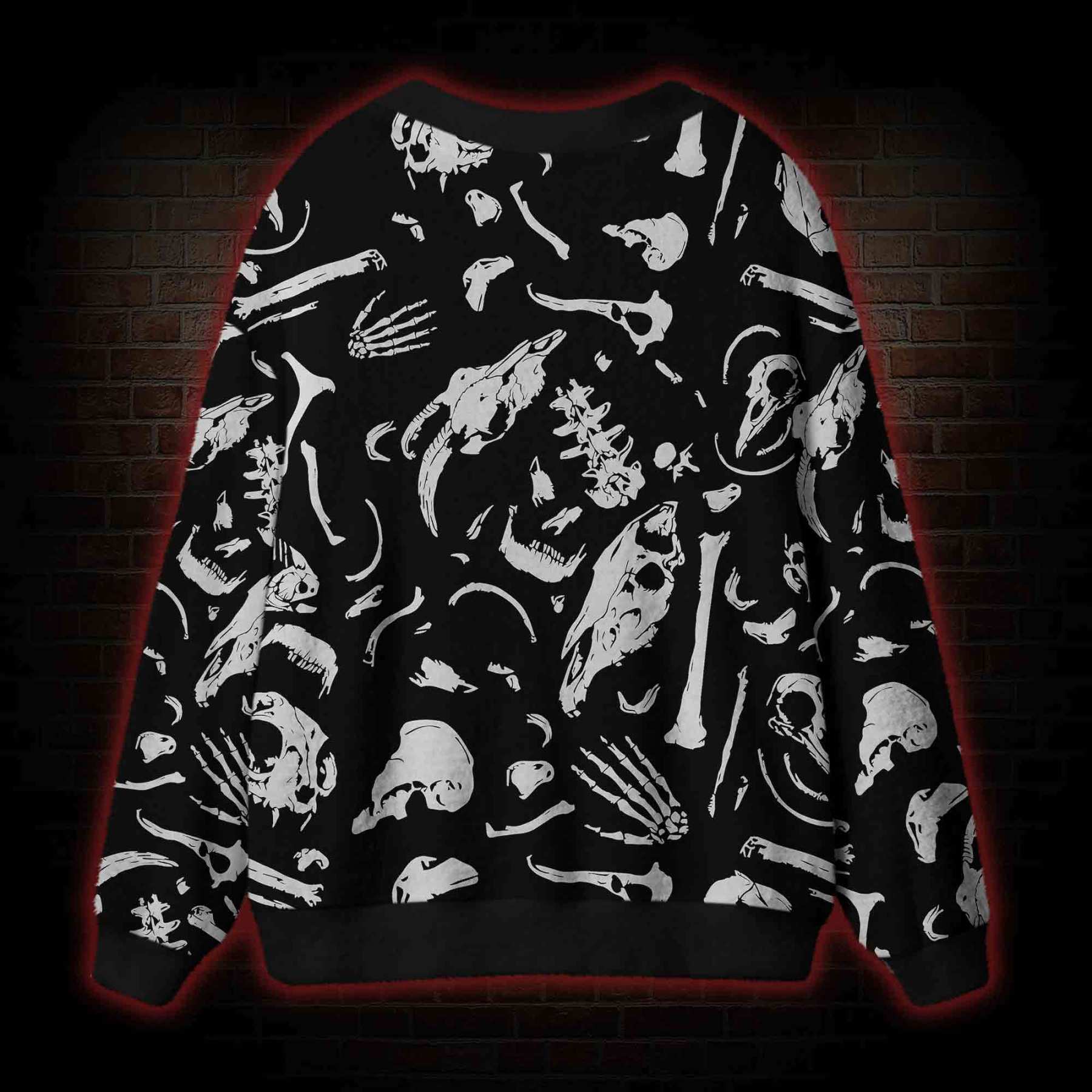 Dinosaur Fossils Cardigan Sweater