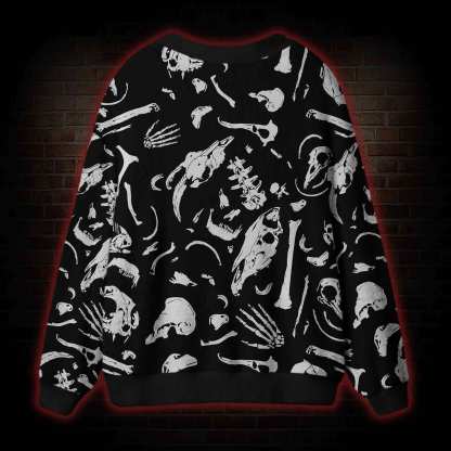 Dinosaur Fossils Cardigan Sweater