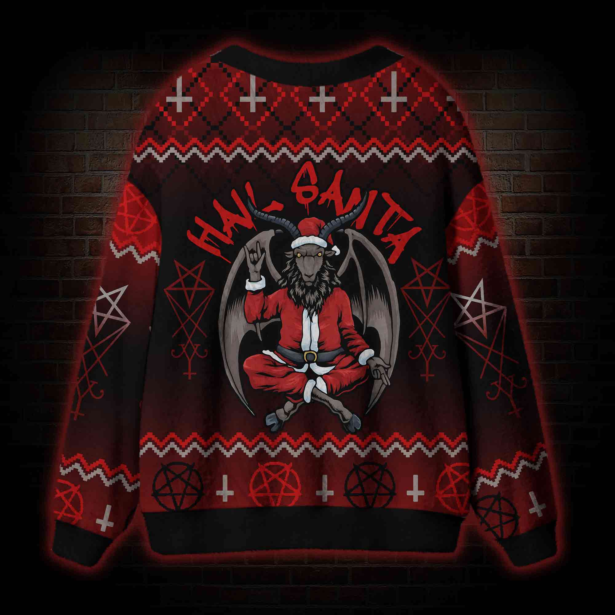 Hail Santa Cardigan Sweater