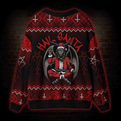 Hail Santa Cardigan Sweater