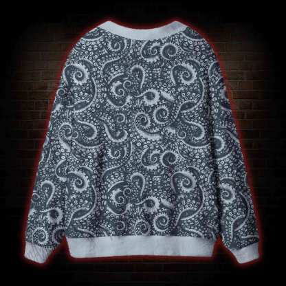 Octopus Tentacles Cardigan Sweater
