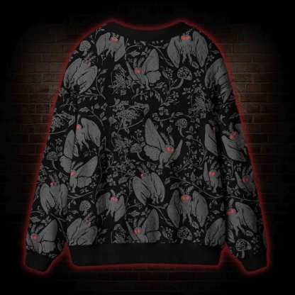 Mothman in the Jungle Cardigan Sweater