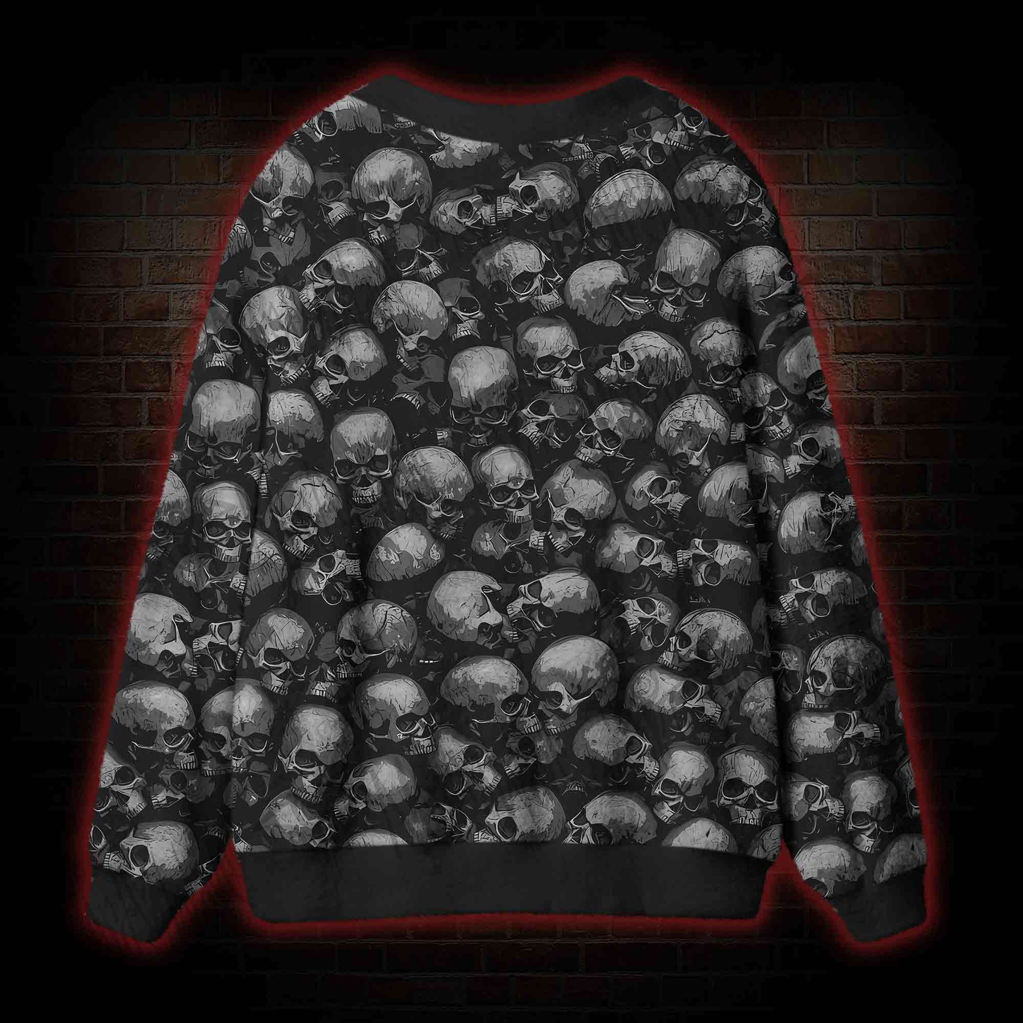 Skulls Cardigan Sweater