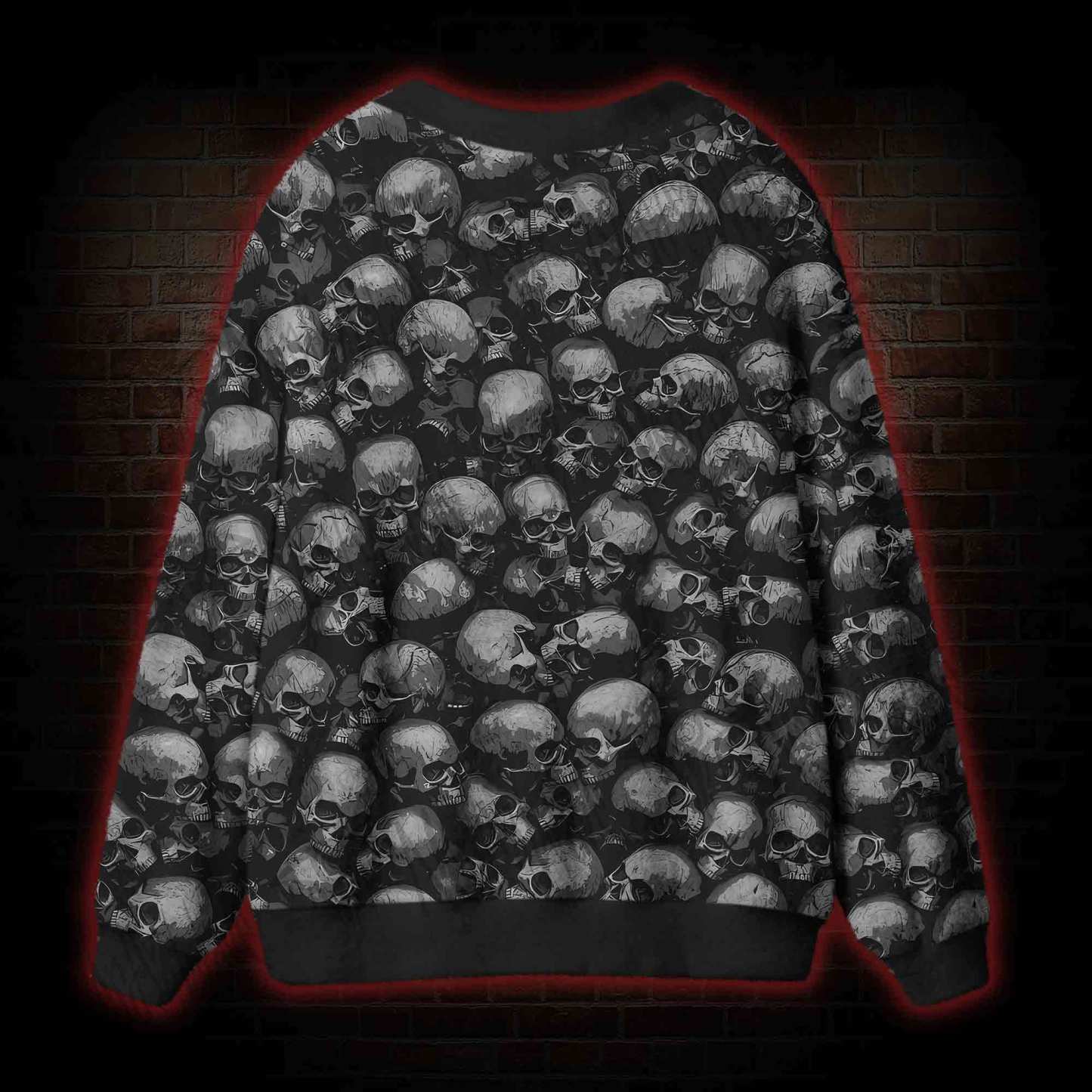 Skulls Cardigan Sweater