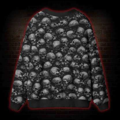 Skulls Cardigan Sweater