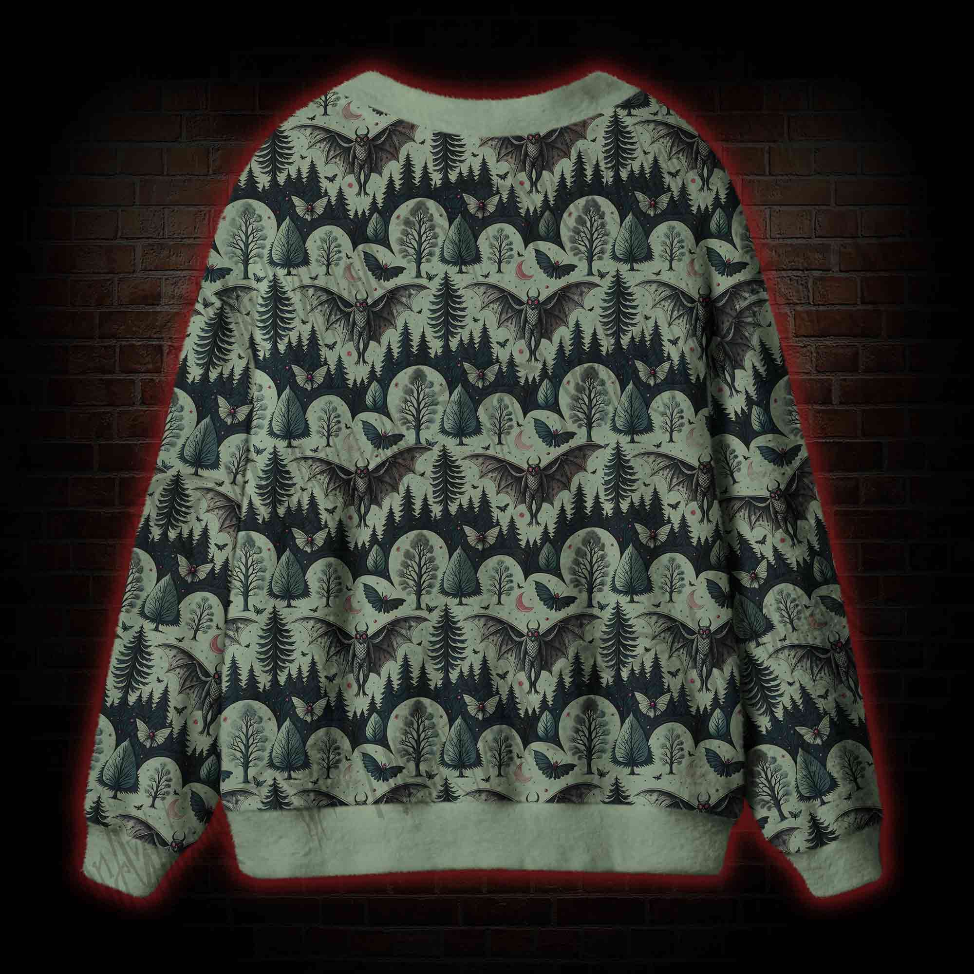 Home of the Mothman Cardigan Sweater