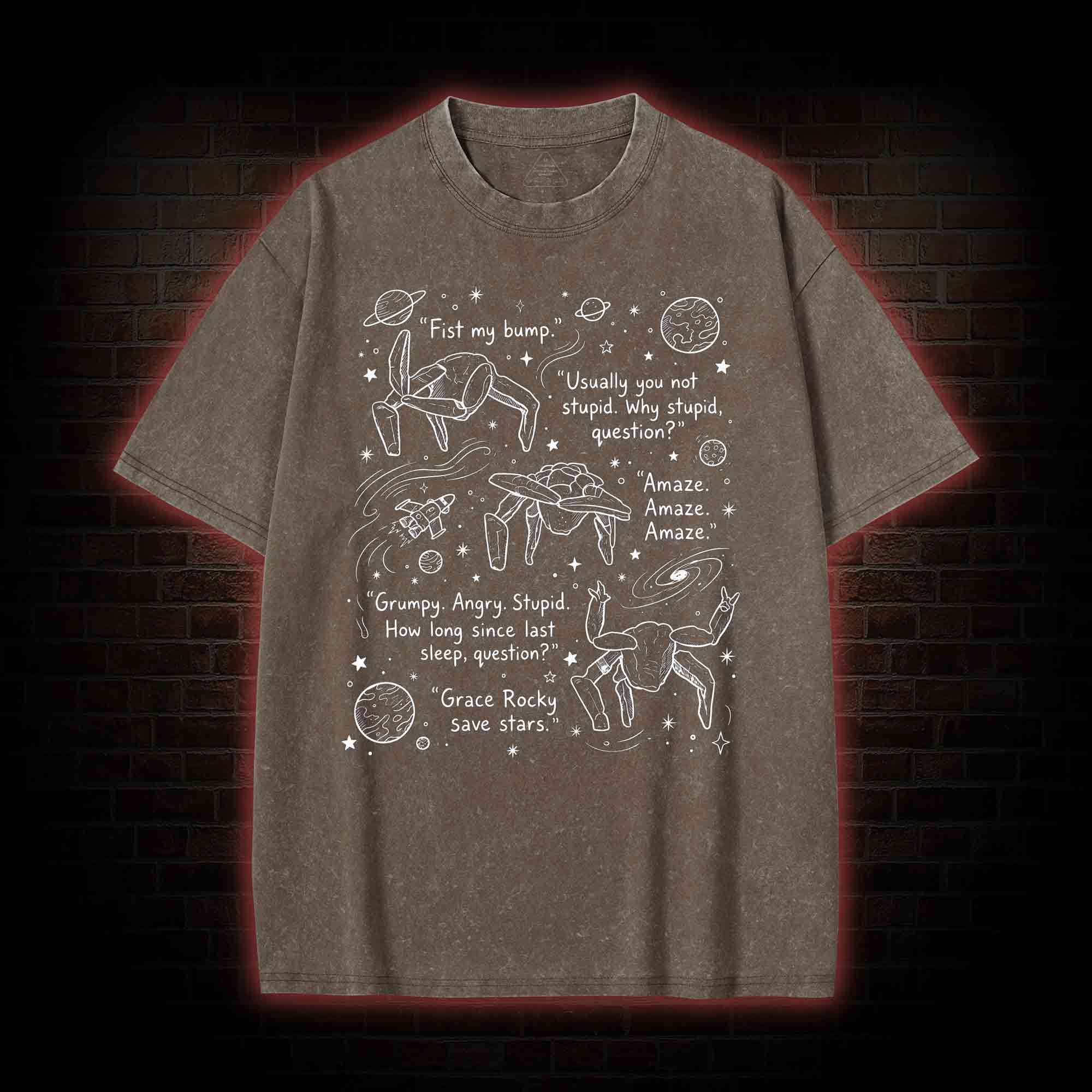Fist My Bump Washed T-shirt