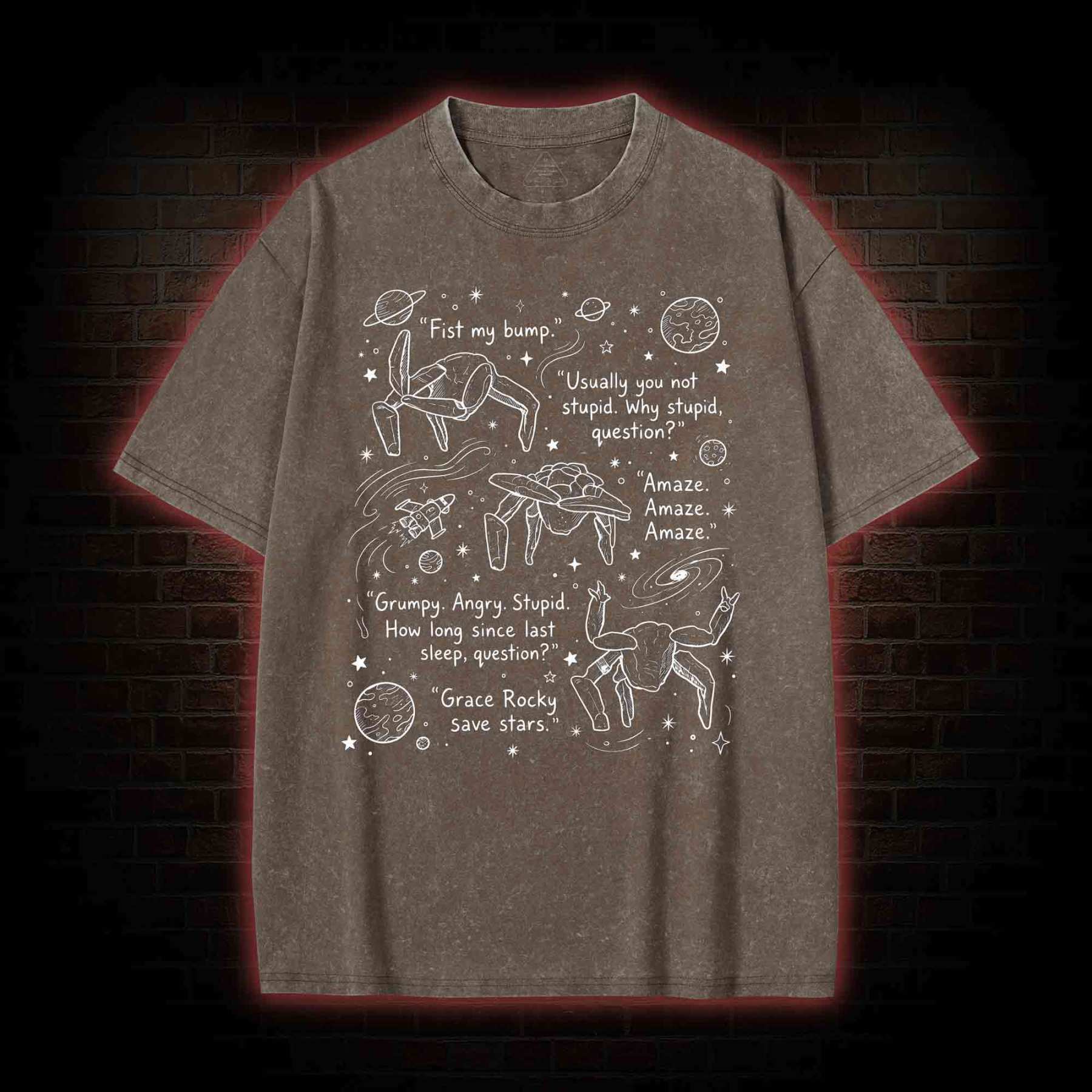 Fist My Bump Washed T-shirt