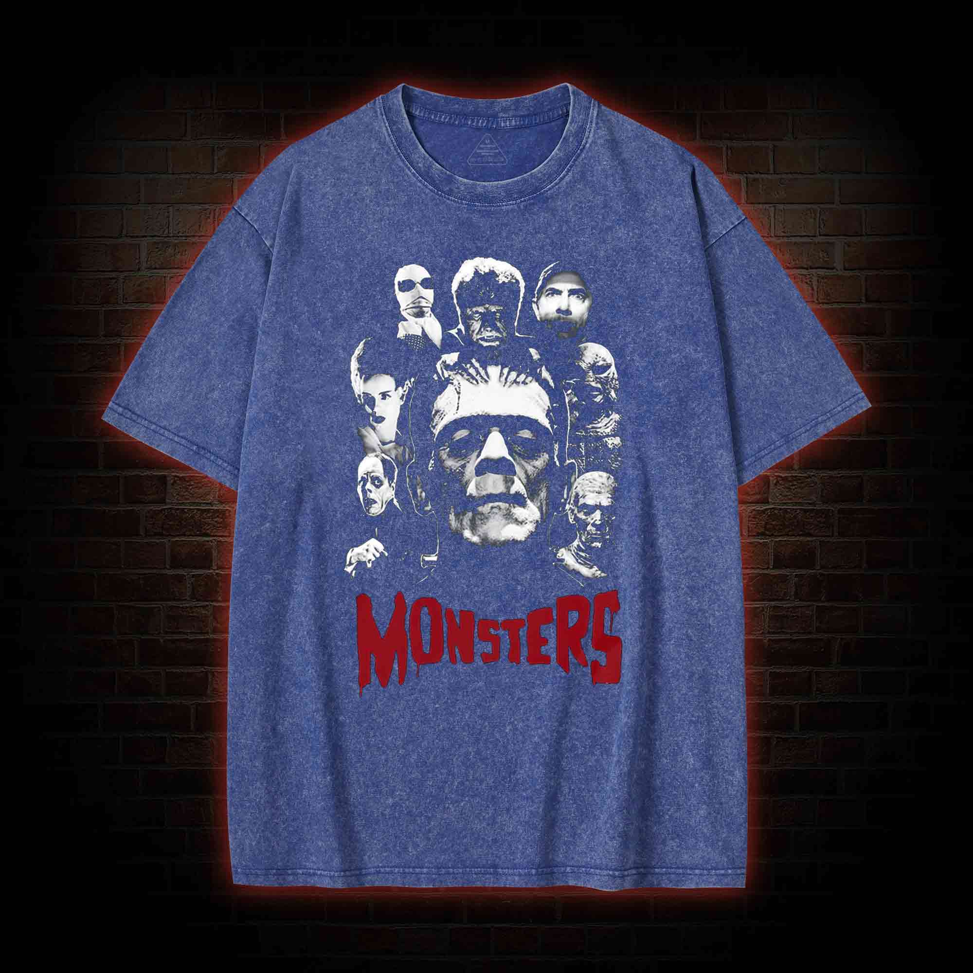 Monsters Washed T-shirt