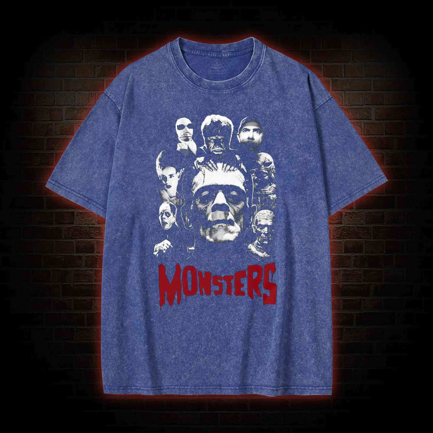 Monsters Washed T-shirt