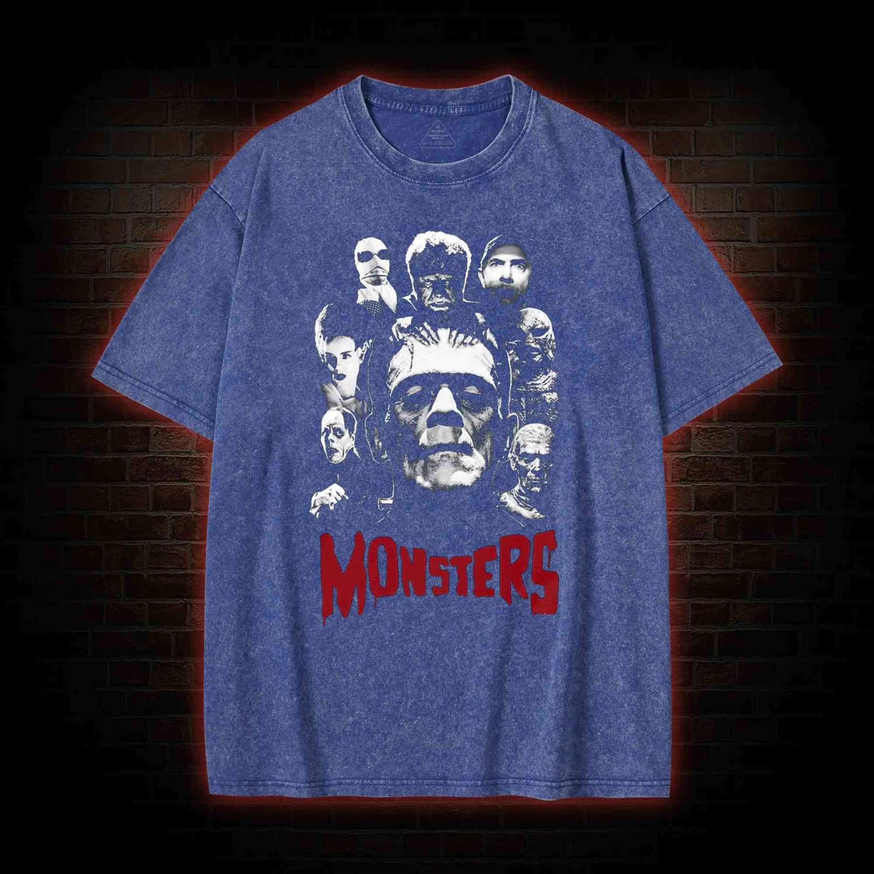 Monsters Washed T-shirt