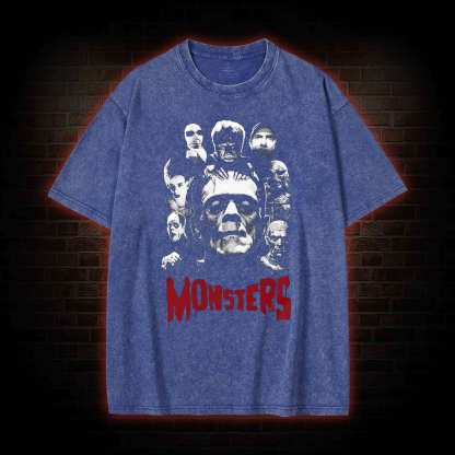 Monsters Washed T-shirt