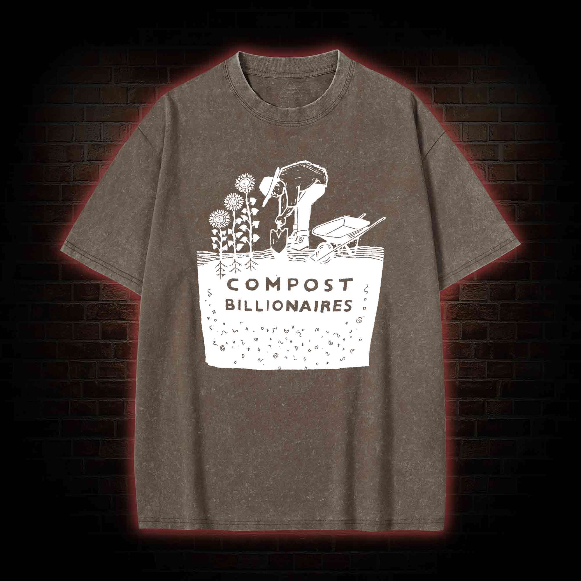 Compost Billionaires Washed T-shirt