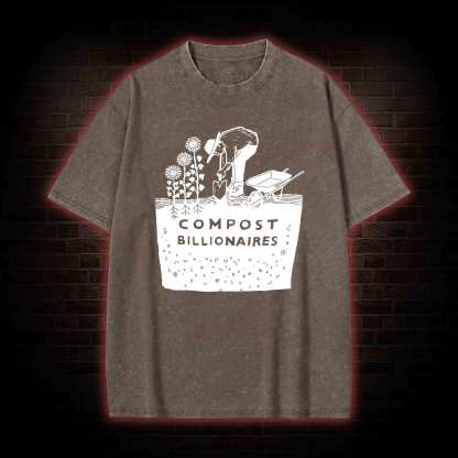 Compost Billionaires Washed T-shirt