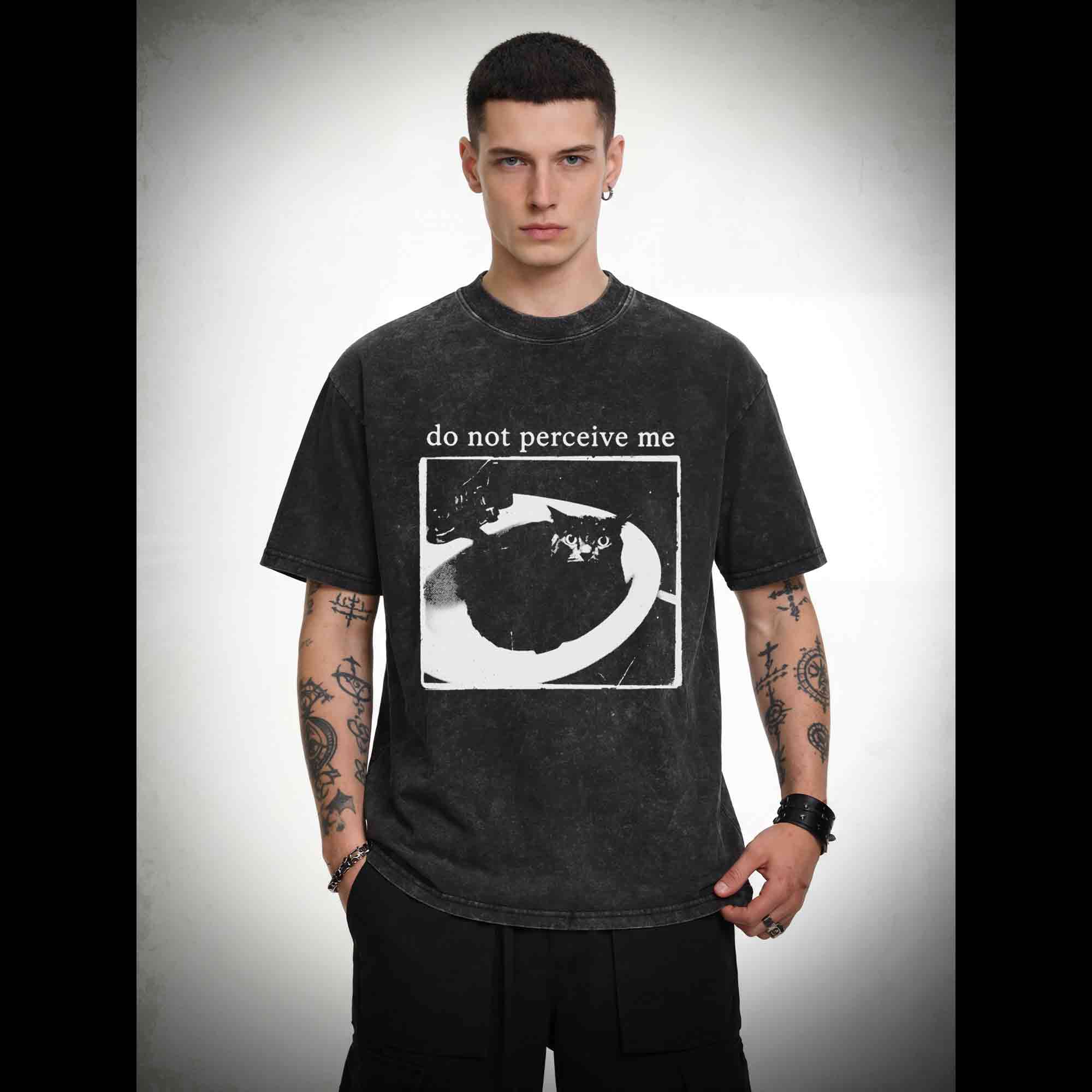 Do Not Perceive Me Washed T-shirt
