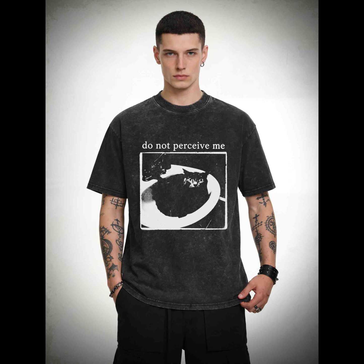 Do Not Perceive Me Washed T-shirt