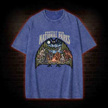Protect Our National Parks Washed T-shirt