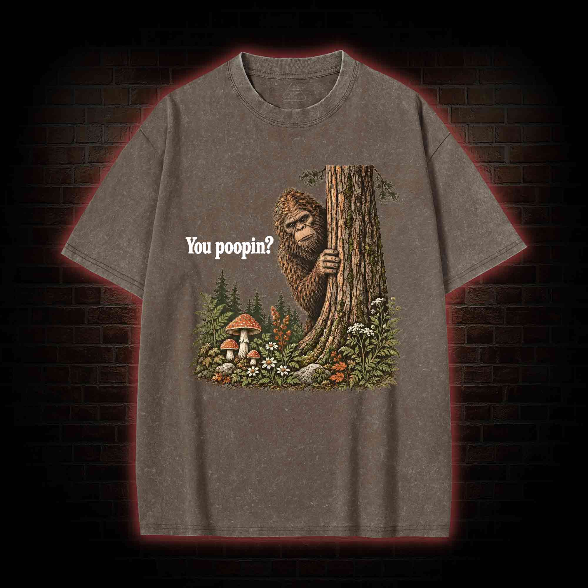 You Poopin Washed T-shirt