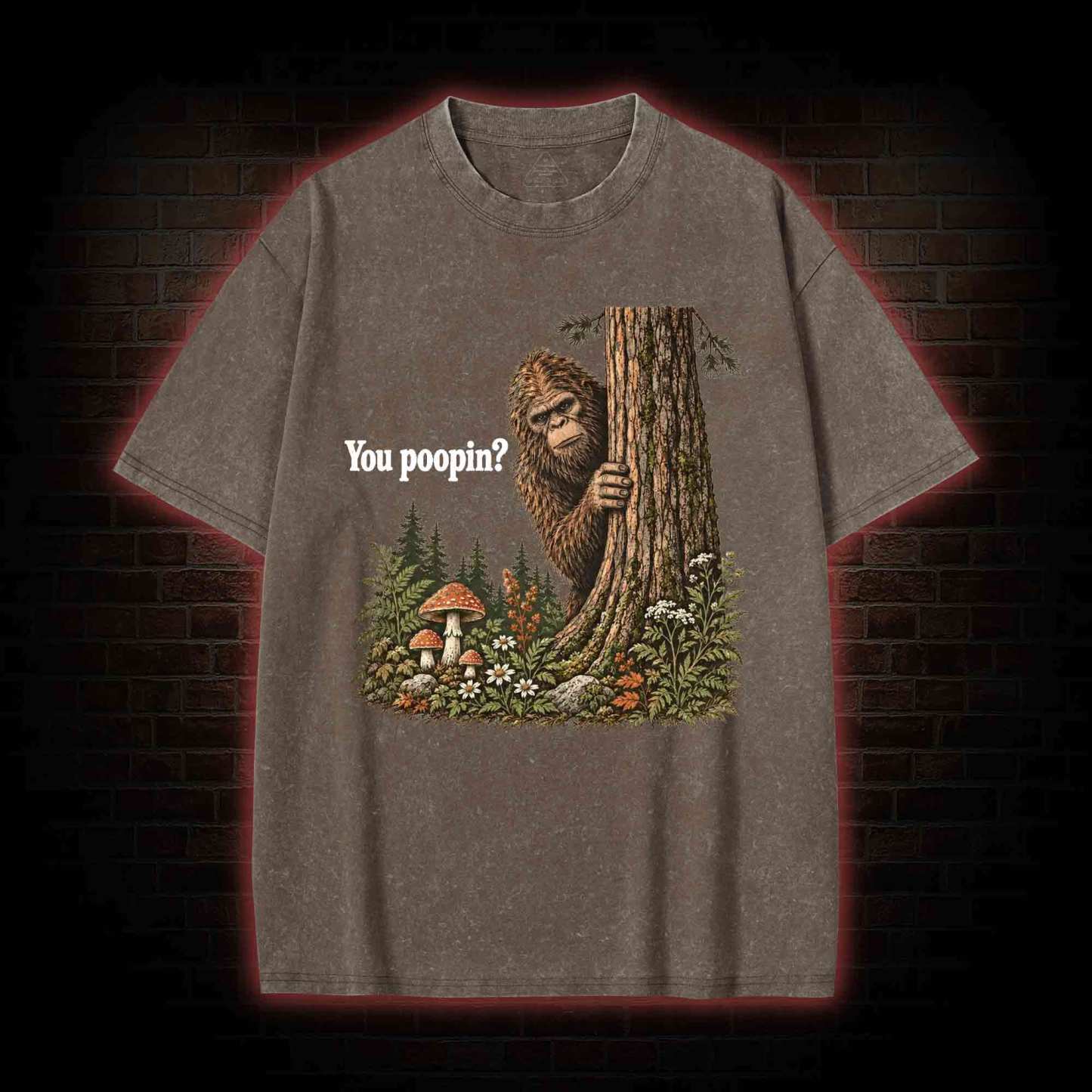 You Poopin Washed T-shirt