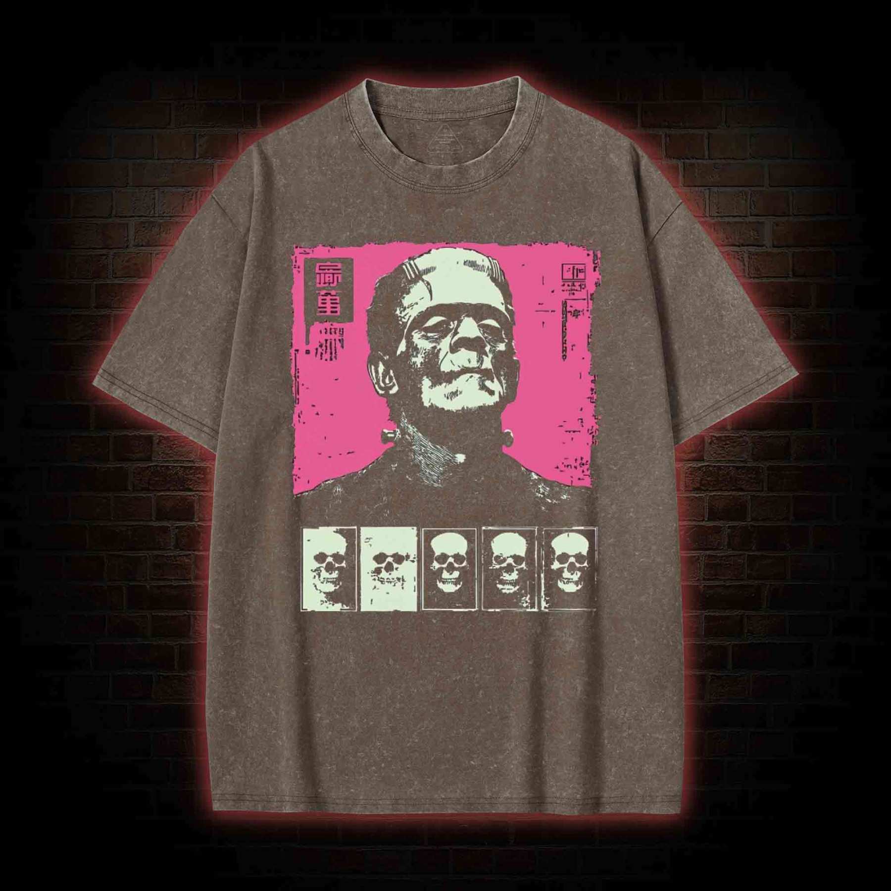 The Man Who Made a Monster Washed T-shirt