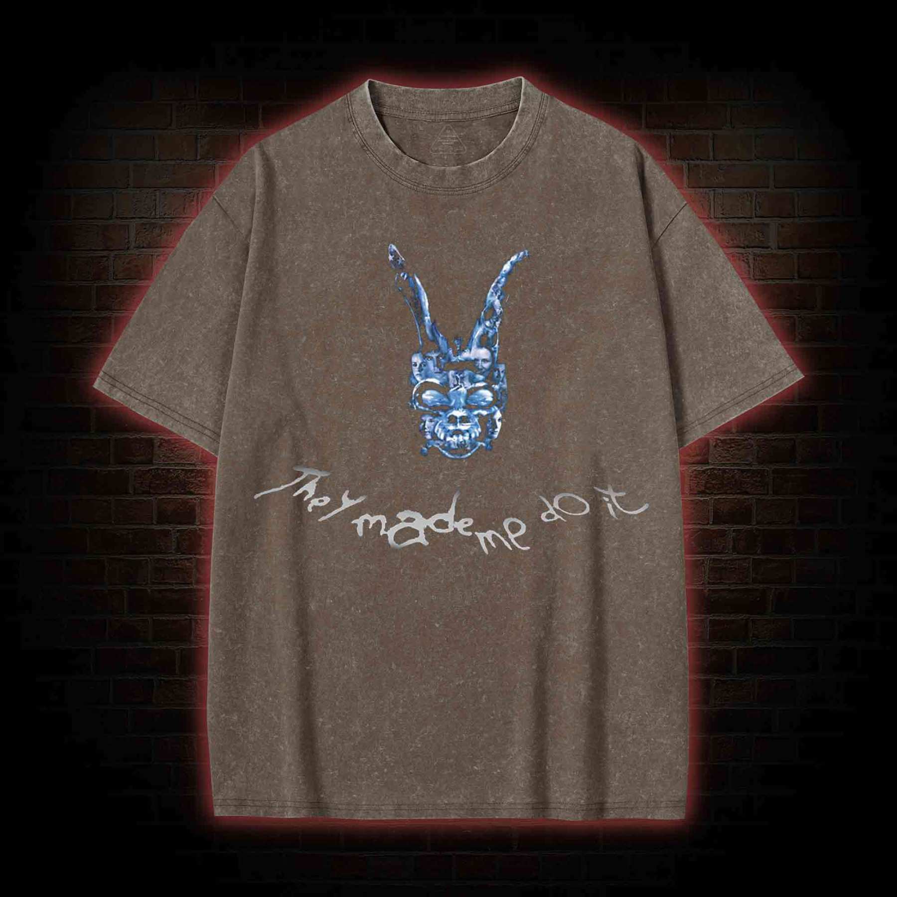 They Made Me do it Washed T-shirt