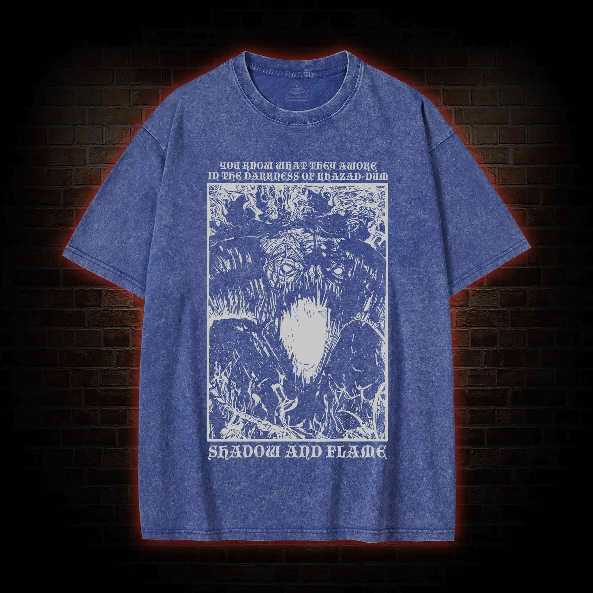 Shadow and Flame Washed T-shirt