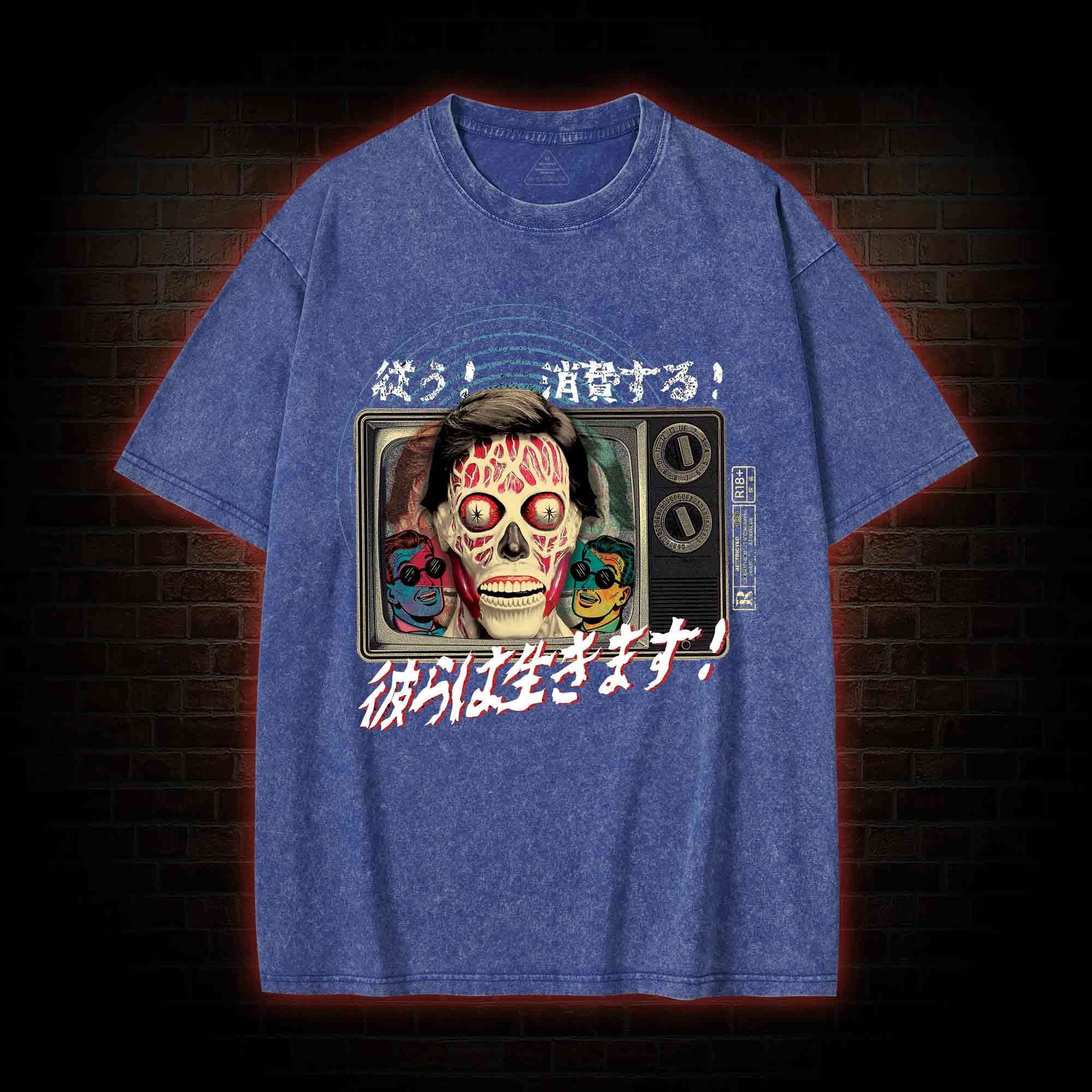 Obedience Consumption Washed T-shirt