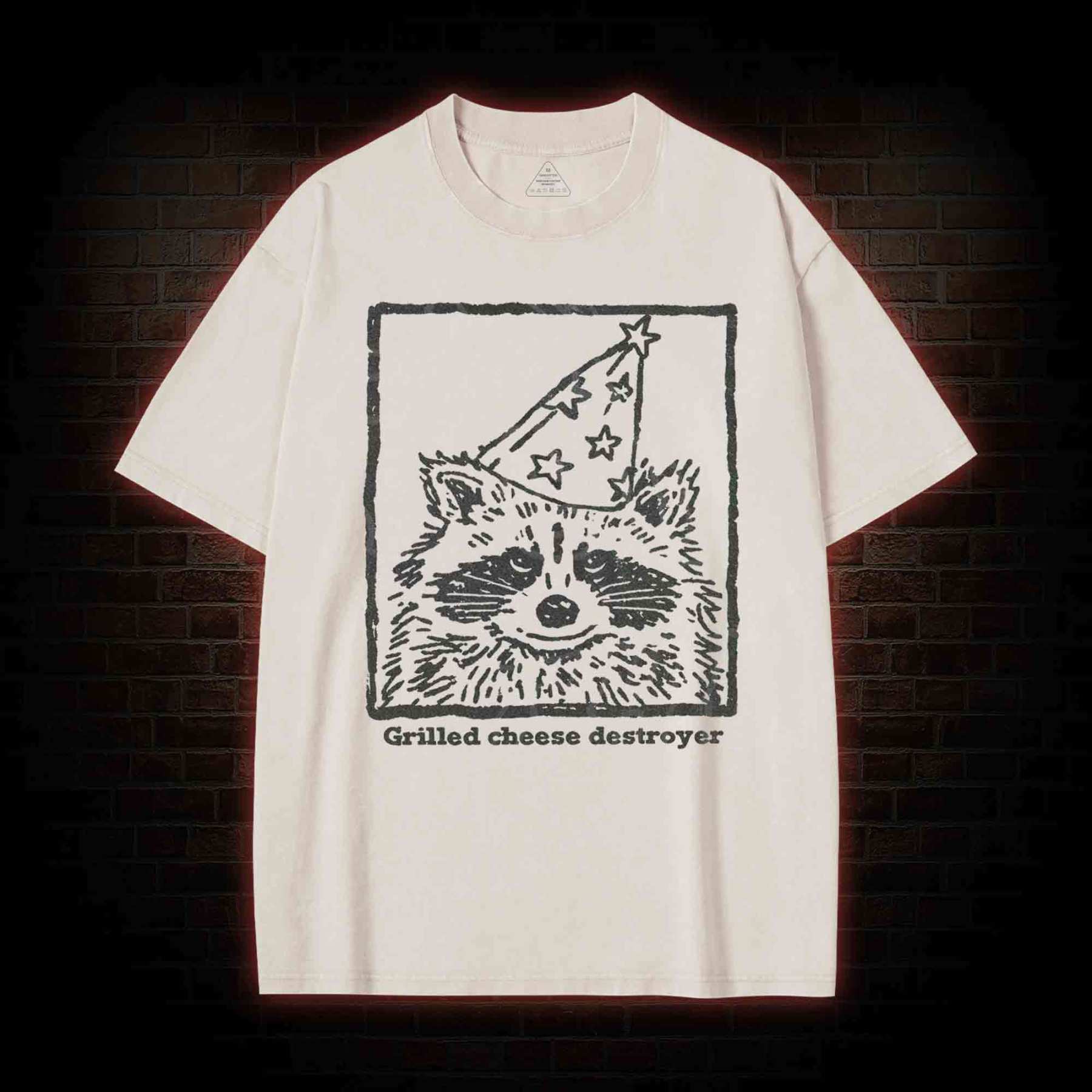 Grilled Cheese Destroyer Washed T-shirt