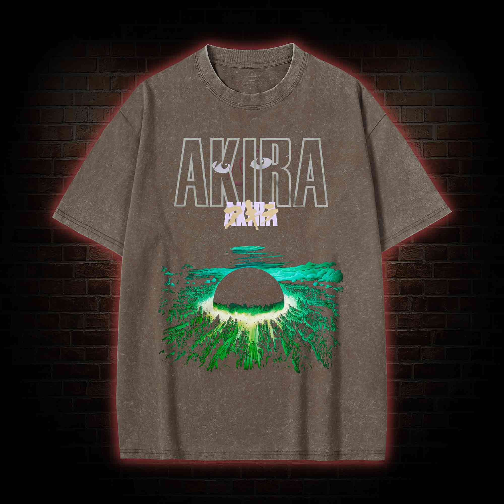 The Destruction of New Tokyo Washed T-shirt