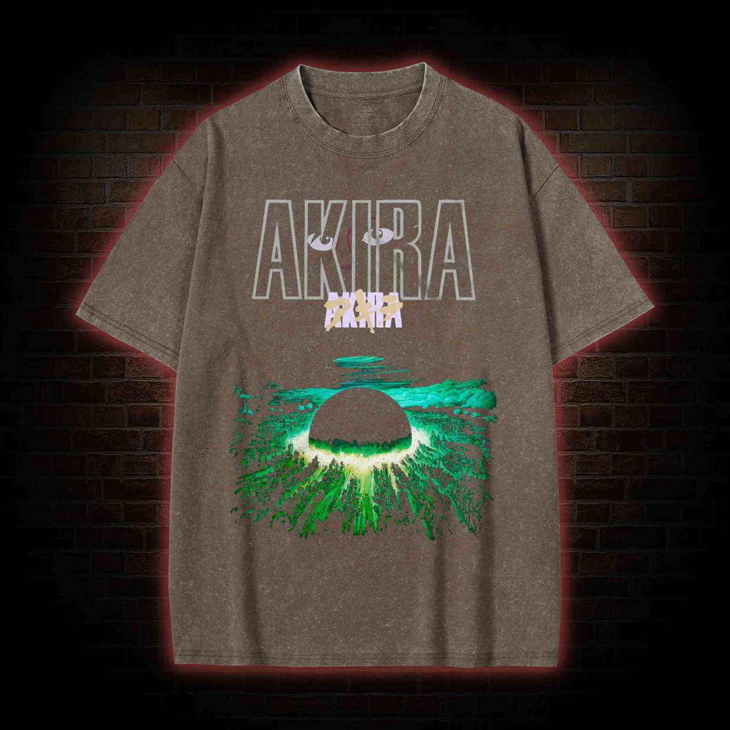 The Destruction of New Tokyo Washed T-shirt