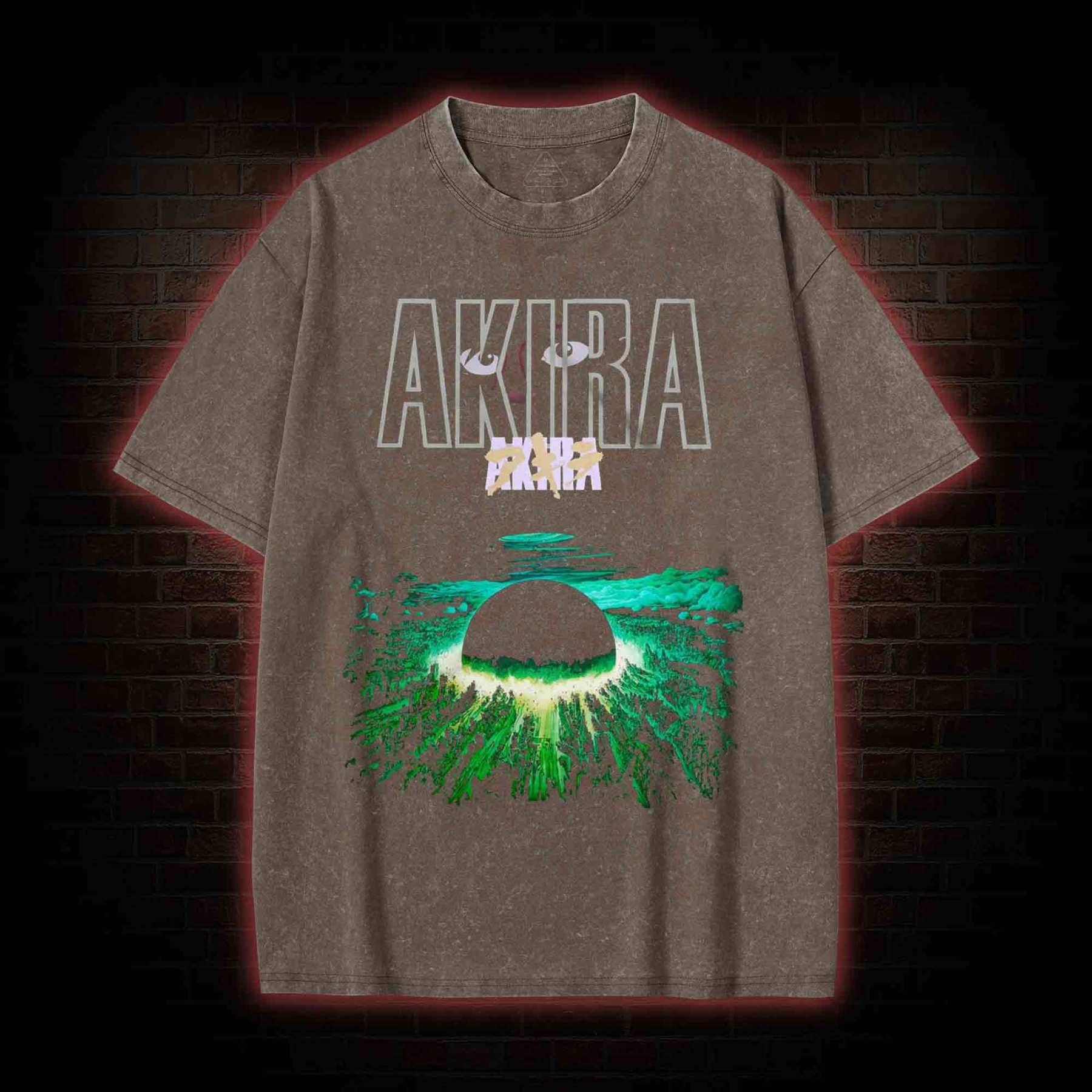 The Destruction of New Tokyo Washed T-shirt