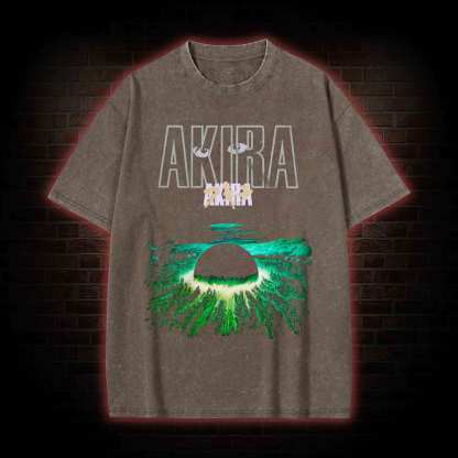 The Destruction of New Tokyo Washed T-shirt