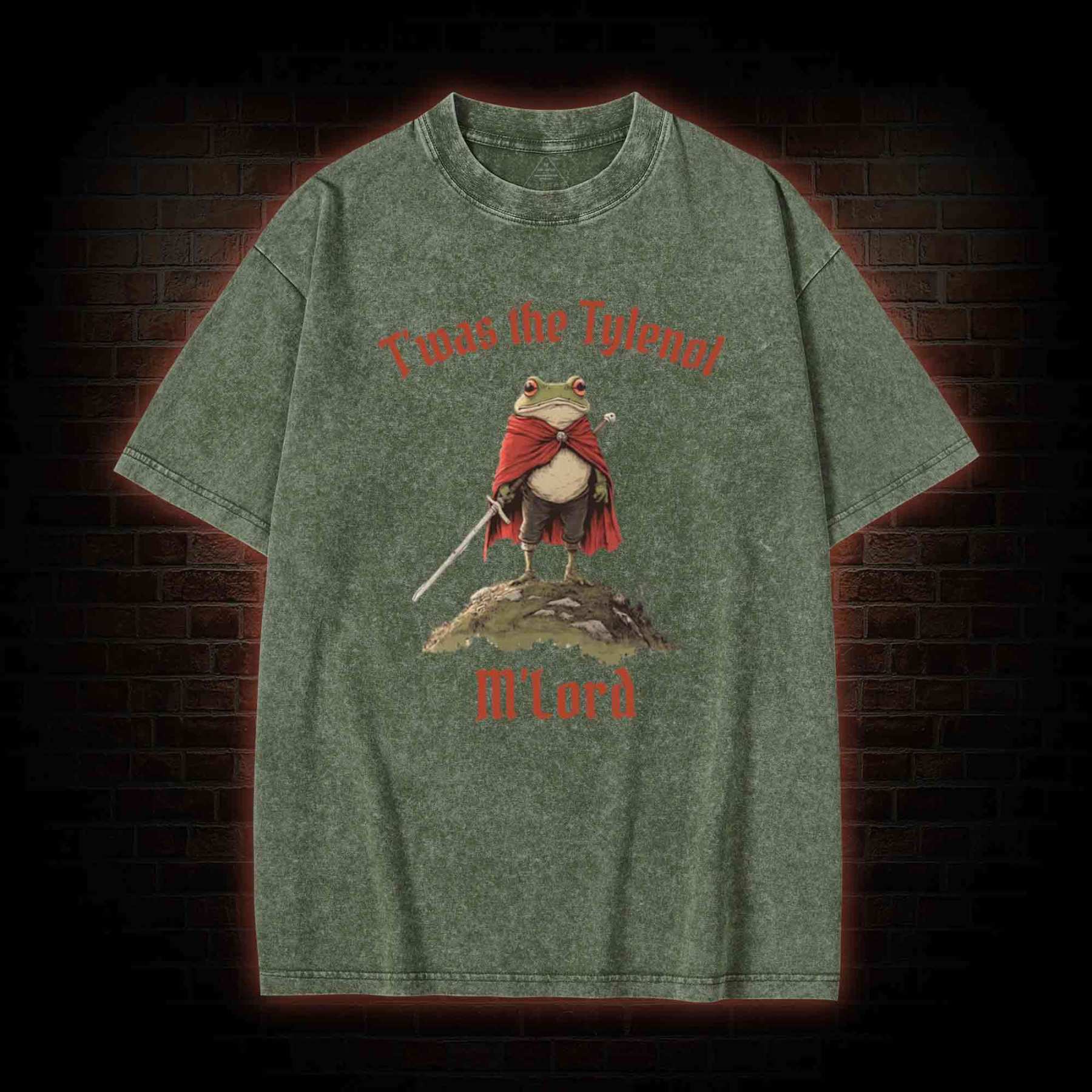 Funny Anti RFK Jr Frog Liberal Meme Washed T-shirt